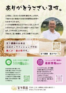 お米チラシ
